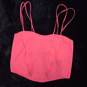 OUT FROM UNDER FIONA Pink Rose Camisole, Size XL